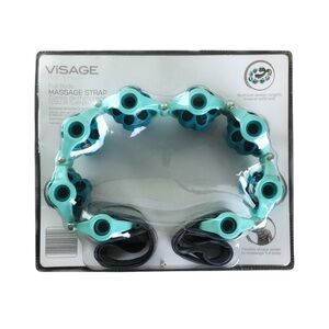 Massager Rolling Strap Visage Pro Style Teal Aqua Full Body Relieves Tension